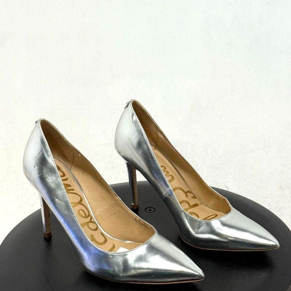 Sam Edelman Silver Hazel Women's Pump Size US 6.5